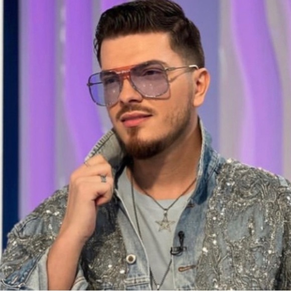 NEW GUCCI GG0739S 005 UNISEX PILOT FRAME SUNGLASSES GUCCI GG0739S BLUE - Picture 2 of 12